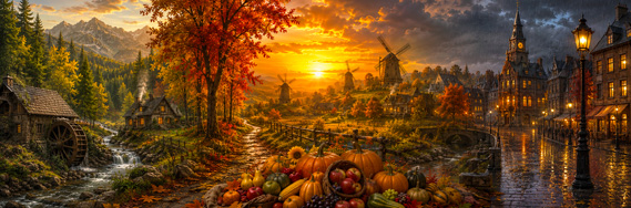 Die wechselnden Farben des Herbstes